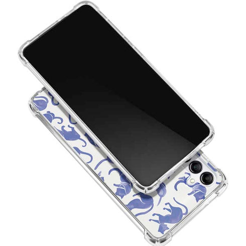 Blue Cats by Cat Coq Galaxy A15 5G Clear Case