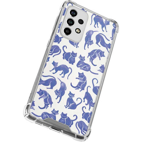 Cat Coq Blue Cats Galaxy A53 5G Clear Case