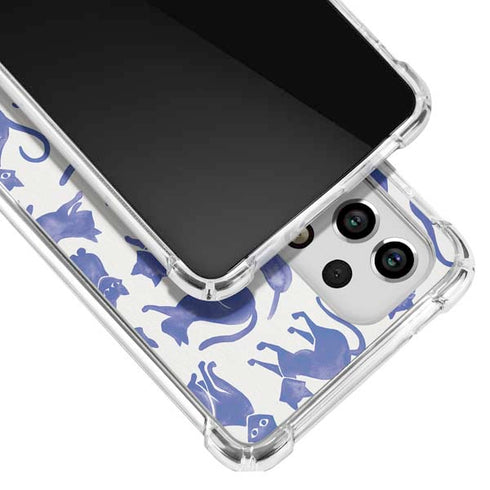 Cat Coq Blue Cats Galaxy A53 5G Clear Case
