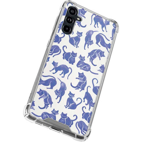 Blue Cats by Cat Coq Galaxy A54 5G Clear Case