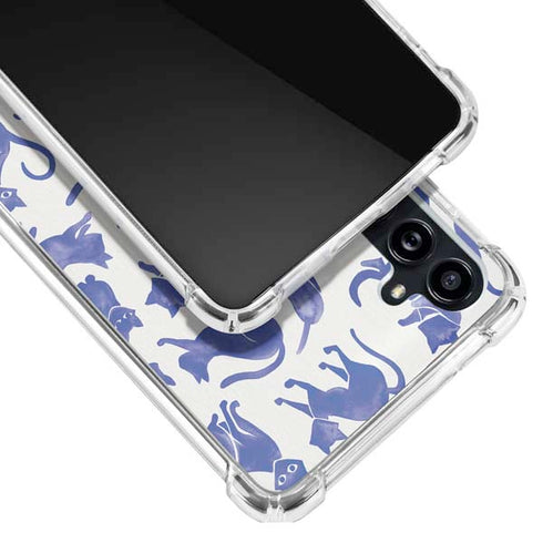 Blue Cats by Cat Coq Galaxy A54 5G Clear Case