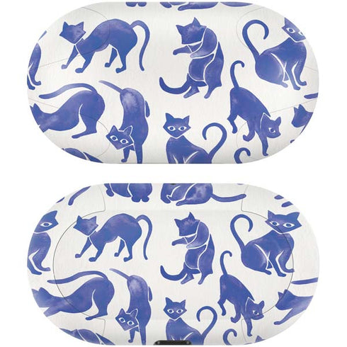 Cat Coq Blue Cats Galaxy Buds Skin