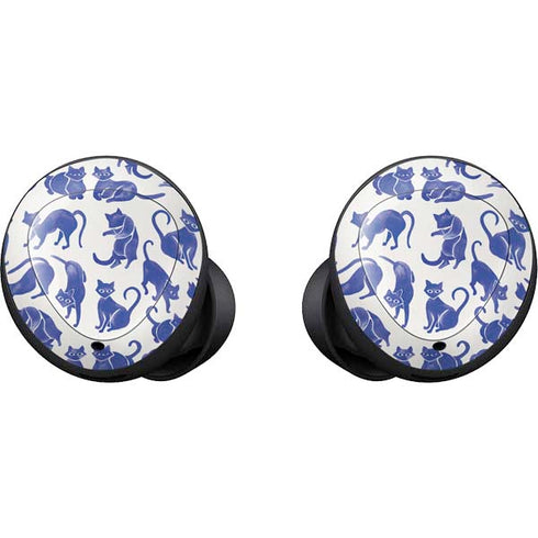 Cat Coq Blue Cats Galaxy Buds Skin