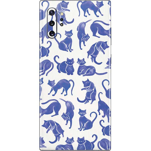 Cat Coq Blue Cats Galaxy Note 10 Plus Skin