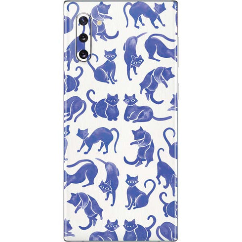 Cat Coq Blue Cats Galaxy Note 10 Skin