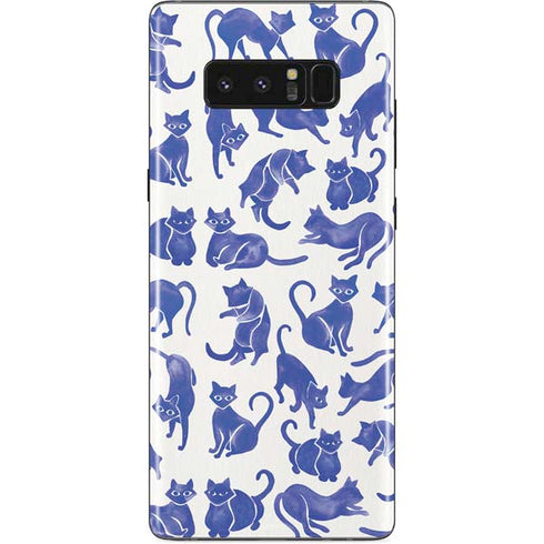 Cat Coq Blue Cats Galaxy Note 8 Skin
