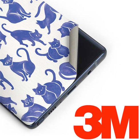 Cat Coq Blue Cats Galaxy Note 9 Skin