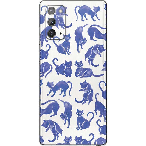 Cat Coq Blue Cats Galaxy Note20 5G Skin
