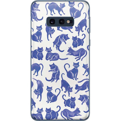 Cat Coq Blue Cats Galaxy S10e Skin