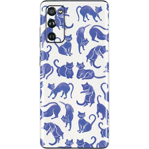 Cat Coq Blue Cats Galaxy S20 Fan Edition Skin