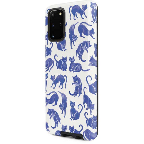 Cat Coq Blue Cats Galaxy S20 Plus Pro Case