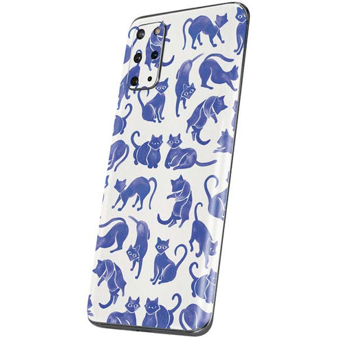 Cat Coq Blue Cats Galaxy S20 Plus Skin