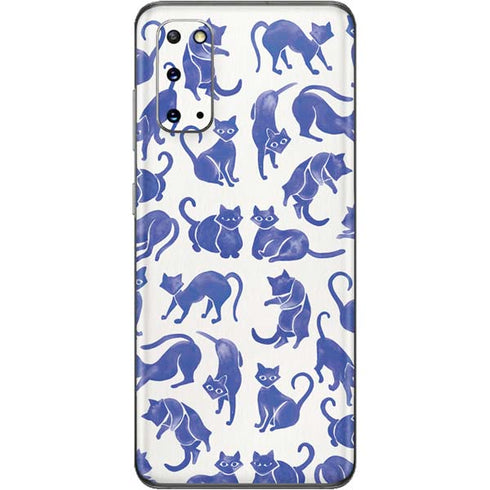 Cat Coq Blue Cats Galaxy S20 Skin