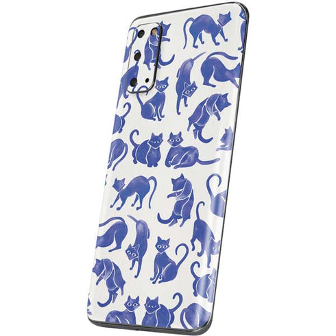 Cat Coq Blue Cats Galaxy S20 Skin