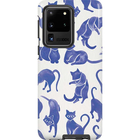 Cat Coq Blue Cats Galaxy S20 Ultra 5G Pro Case
