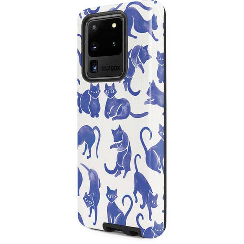 Cat Coq Blue Cats Galaxy S20 Ultra 5G Pro Case
