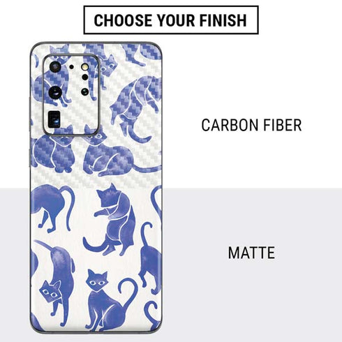 Cat Coq Blue Cats Galaxy S20 Ultra 5G Skin