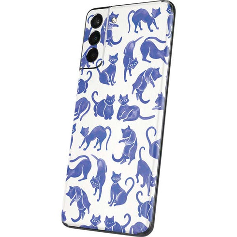 Cat Coq Blue Cats Galaxy S21 5G Skin