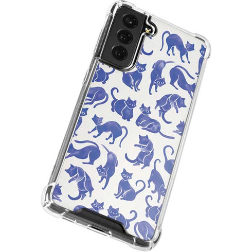 Cat Coq Blue Cats Galaxy S22 Plus Clear Case