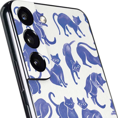 Cat Coq Blue Cats Galaxy S22 Plus Skin