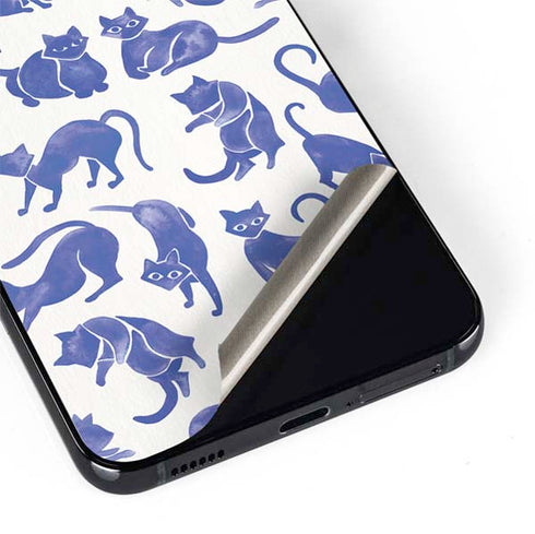 Cat Coq Blue Cats Galaxy S22 Plus Skin