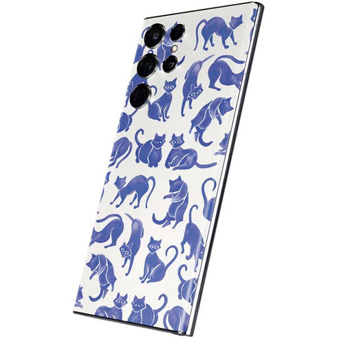Cat Coq Blue Cats Galaxy S22 Ultra Skin