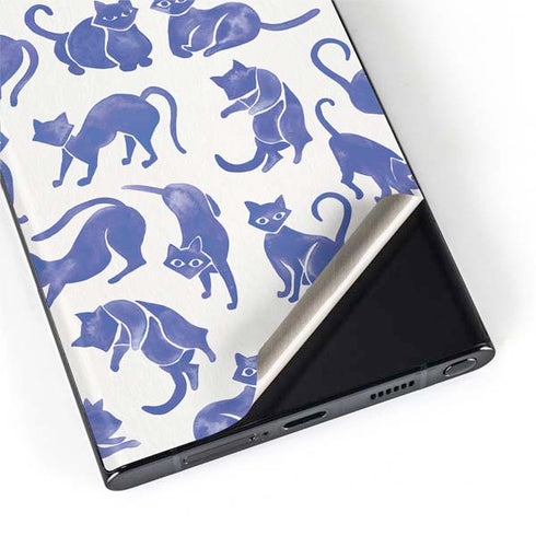Cat Coq Blue Cats Galaxy S22 Ultra Skin