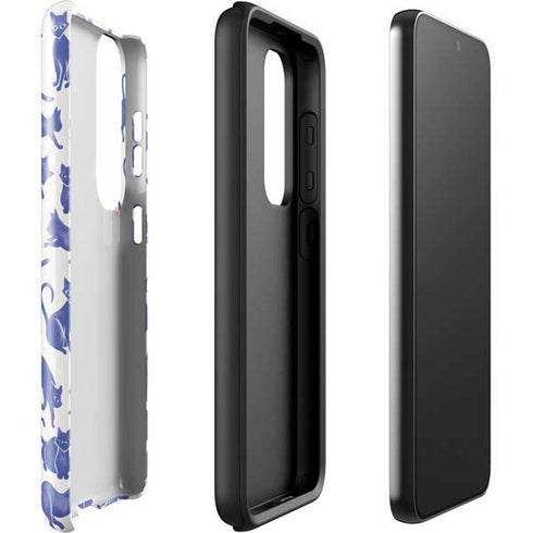 Cat Coq Blue Cats Galaxy S23 Plus Pro Case