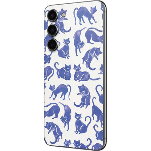 Cat Coq Blue Cats Galaxy S23 Plus Skin
