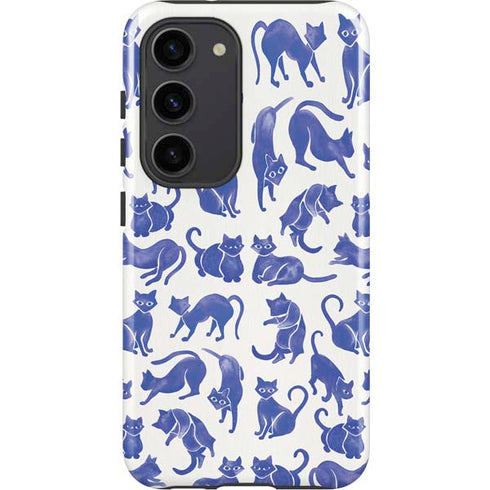 Cat Coq Blue Cats Galaxy S23 Pro Case