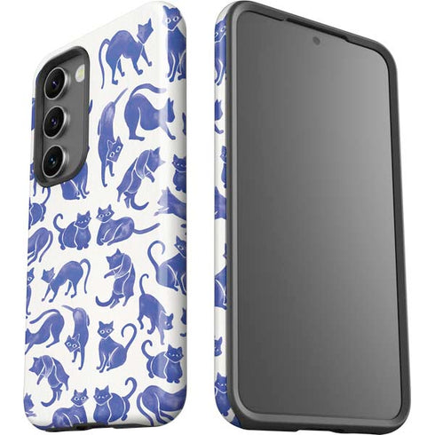 Cat Coq Blue Cats Galaxy S23 Pro Case