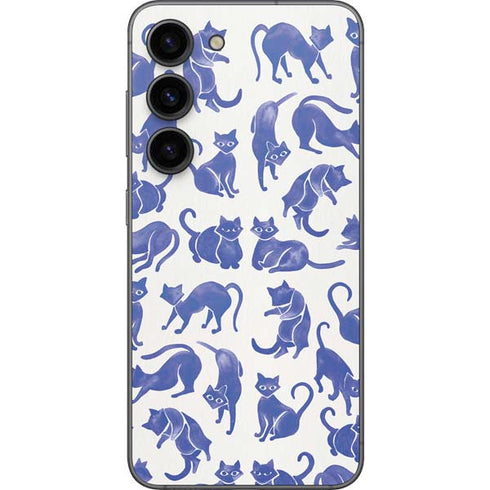 Cat Coq Blue Cats Galaxy S23 Skin