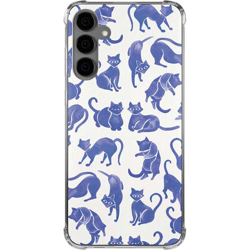 Blue Cats by Cat Coq Galaxy S24 Plus Clear Case