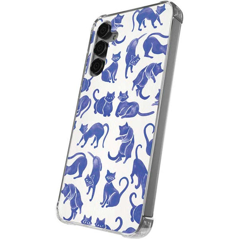 Blue Cats by Cat Coq Galaxy S24 Plus Clear Case