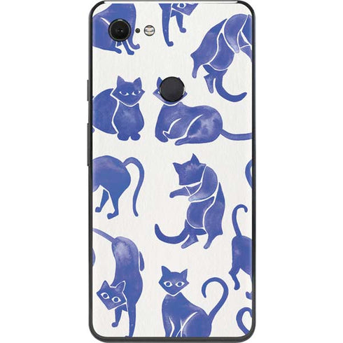 Cat Coq Blue Cats Google Pixel 3 XL Skin
