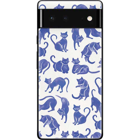Cat Coq Blue Cats Google Pixel 6 Skin