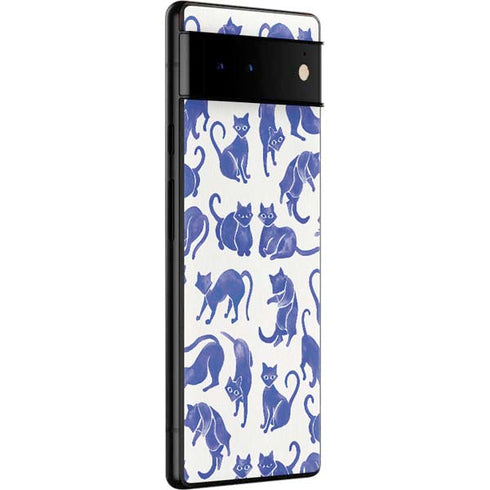 Cat Coq Blue Cats Google Pixel 6 Skin