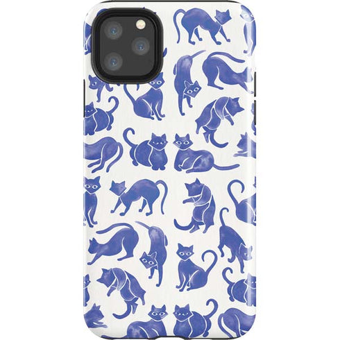 Cat Coq Blue Cats iPhone 11 Pro Max Impact Case