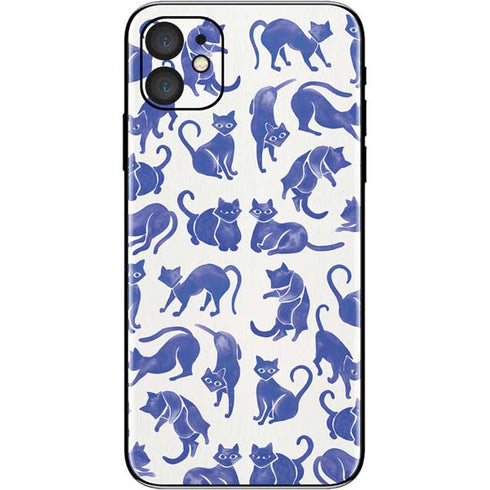 Cat Coq Blue Cats iPhone 11 Skin