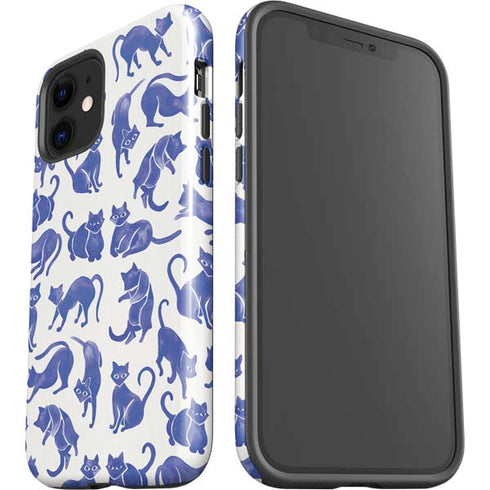 Cat Coq Blue Cats iPhone 12 Impact Case