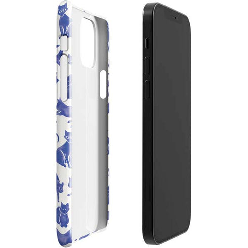 Cat Coq Blue Cats iPhone 12 Mini Lite Case