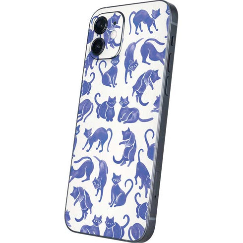 Cat Coq Blue Cats iPhone 12 Mini Skin