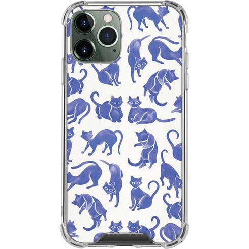 Cat Coq Blue Cats iPhone 12 Pro Clear Case