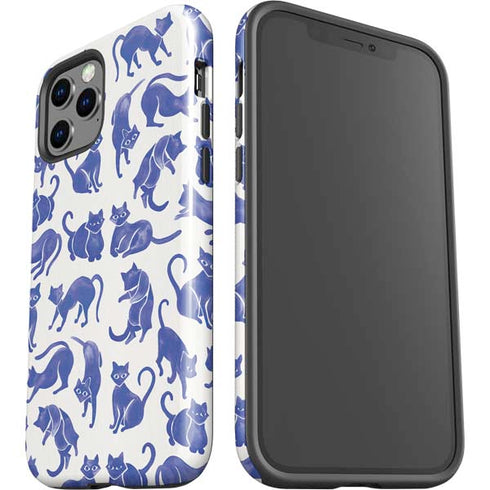 Cat Coq Blue Cats iPhone 12 Pro Impact Case