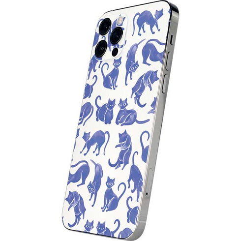 Cat Coq Blue Cats iPhone 12 Pro Skin