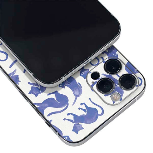 Cat Coq Blue Cats iPhone 12 Pro Skin