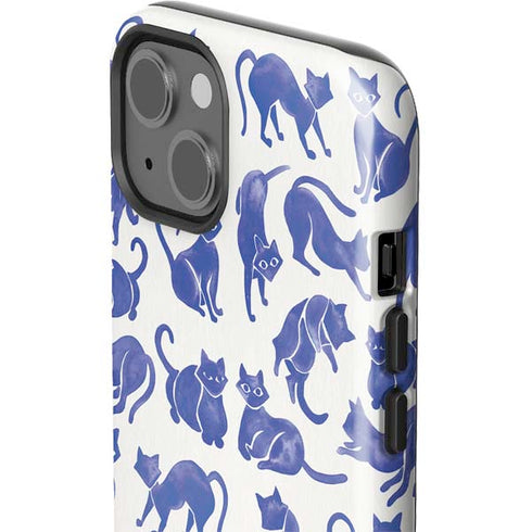 Cat Coq Blue Cats iPhone 13 Impact Case