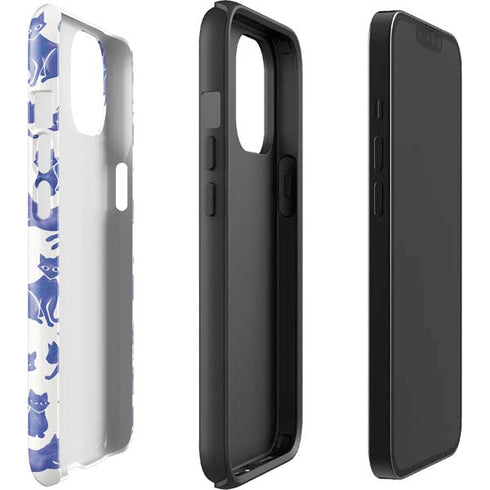 Cat Coq Blue Cats iPhone 13 Impact Case
