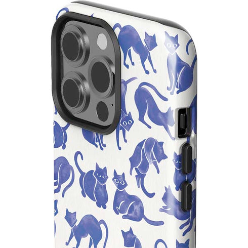 Cat Coq Blue Cats iPhone 13 Pro Impact Case
