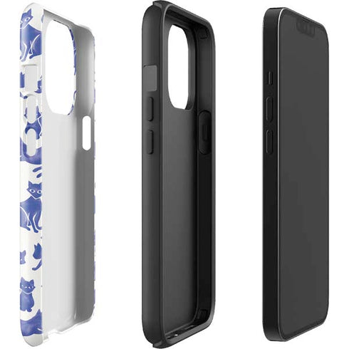 Cat Coq Blue Cats iPhone 13 Pro Impact Case